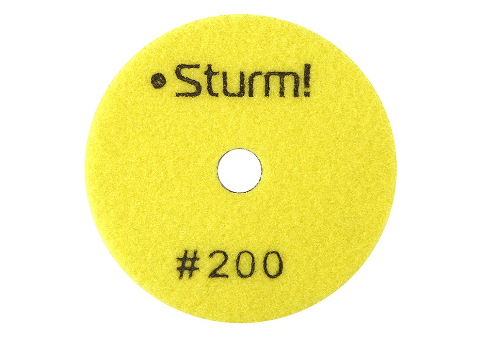 Круг шлифовальный гибкий Sturm! 9012-D100-200